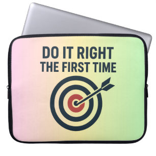 Funda Para Portátil Hazlo Bien la Primera Vez Objetivo de Cero Defecto