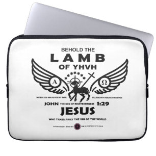 Funda Para Portátil He aquí el cordero de YHVH