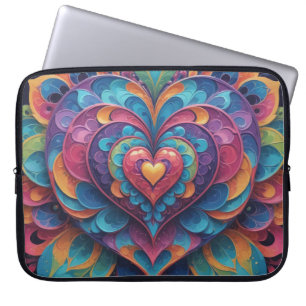 Funda Para Portátil Heart Mandala