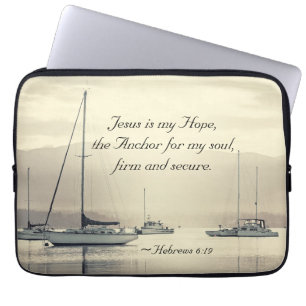 Funda Para Portátil Hebreos 6:19 Jesús es el Ancla de mi alma,