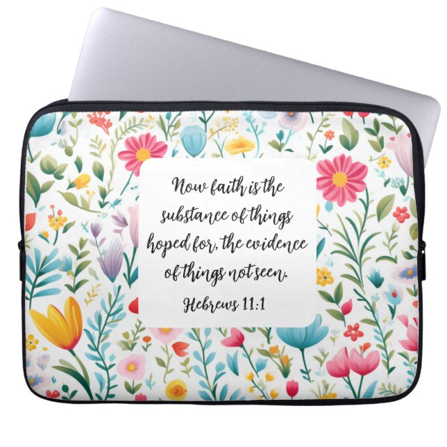 Funda Para Portátil Hebrews 11:1 Electronic Bag (Frente)