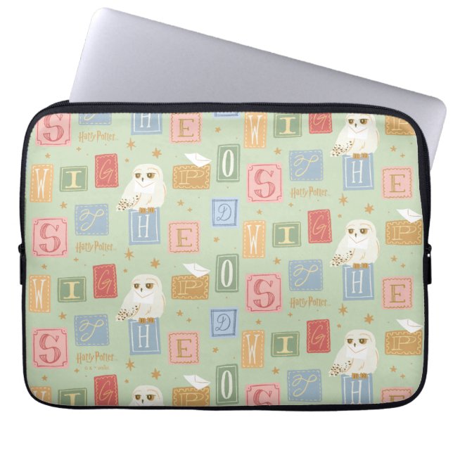 Funda Para Portátil Hedwig Post Letter Block Pattern (Frente)