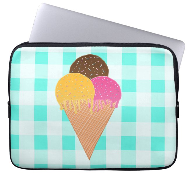 Funda Para Portátil Helado (Frente)