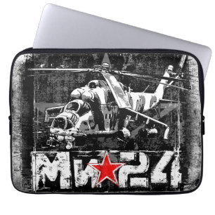 Funda Para Portátil Helicóptero grande de la Unión Soviética Mi-24