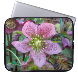 Funda Para Portátil Hellebore Winter Rosa Laptop Sleeve
