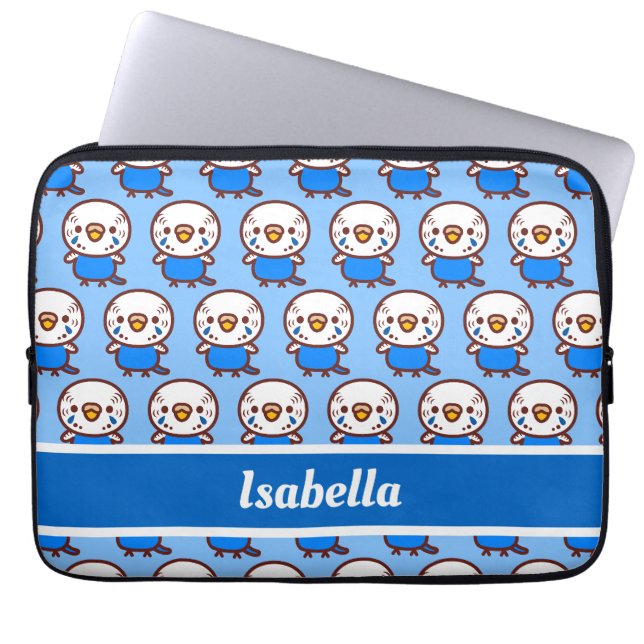 Funda Para Portátil Hembra de Budgeriátrico / Cobalto normal (Frente)