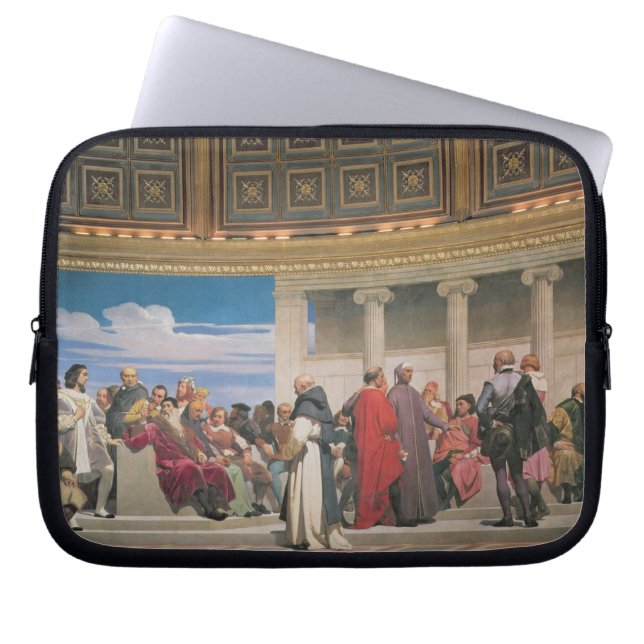 Funda Para Portátil Hemiciclo: Artistas de todas las edades, detalle (Frente)