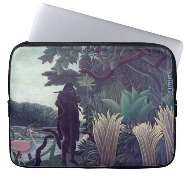 Funda Para Portátil Henri Rousseau - El encantador de serpientes (Frente)