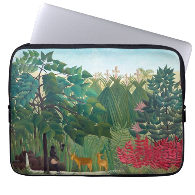 Funda Para Portátil Henri Rousseau - La cascada (Frente)