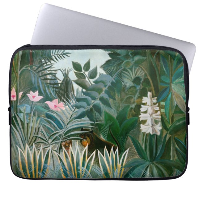 Funda Para Portátil Henri Rousseau - La jungla ecuatorial (Frente)