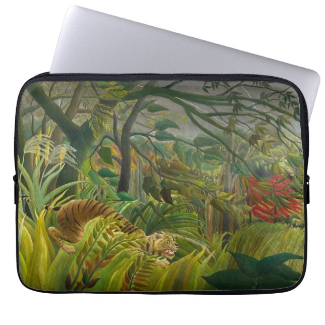 Funda Para Portátil Henri Rousseau - ¡Sorprendido! (Frente)