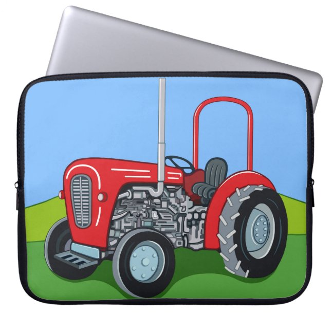 Funda Para Portátil Herbert el Tractor (Frente)