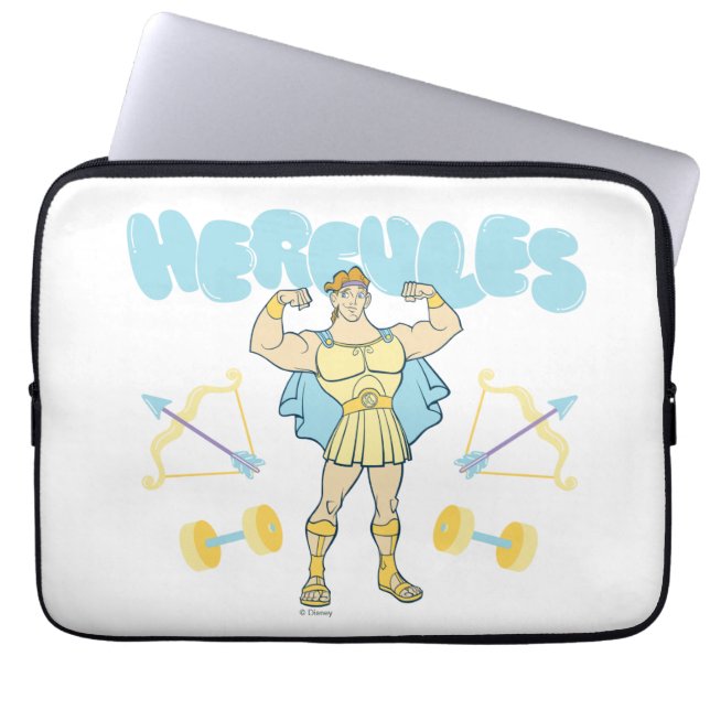 Funda Para Portátil Hercules Arrows and Dumbbells Flex Laptop Sleeve (Frente)