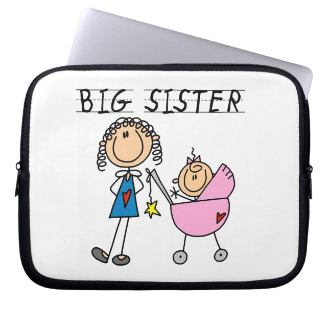 Funda Para Portátil Hermana Grande Con Regalos De Hermanas Pequeñas (Frente)