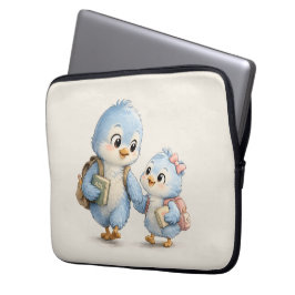Funda para portátil Hermanos Pajarito Azul