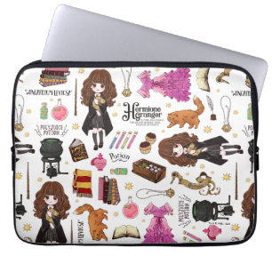 Funda Para Portátil Hermione Granger Acuarela Mágica