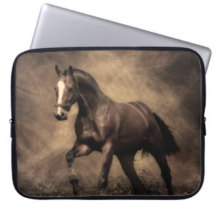 Funda Para Portátil Hermosa almohada de caballo marrón