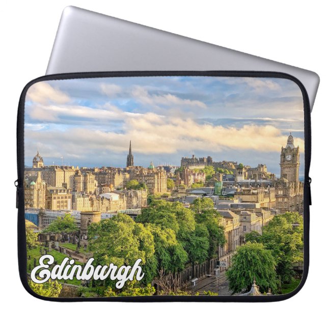 Funda Para Portátil Hermosa Edimburgo, Escocia, Reino Unido (Frente)