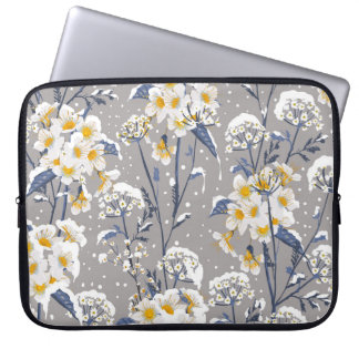 Funda Para Portátil Hermosa flor de invierno floreciendo en el delic d