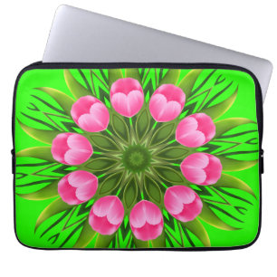 Funda Para Portátil Hermosa Flor Mandala Design-79358