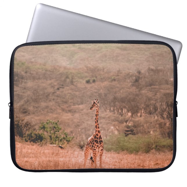 FUNDA PARA PORTÁTIL HERMOSA GIRAFFE (Frente)