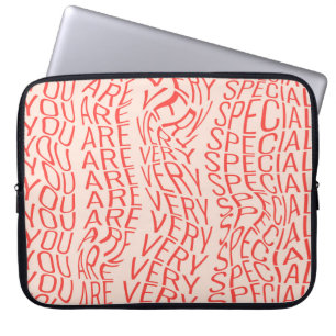 Funda Para Portátil Hermosa inscripción motivacional: usted es muy esp