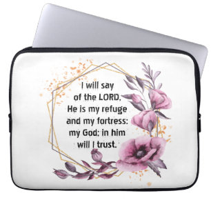 Funda Para Portátil Hermosa manga para portátil Psalm 91