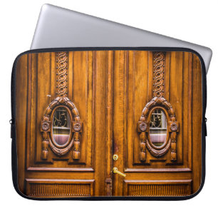 FUNDA PARA PORTÁTIL HERMOSA PUERTA VINTAGE