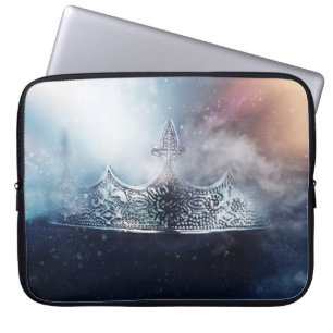 Funda Para Portátil Hermosa reina y corona real