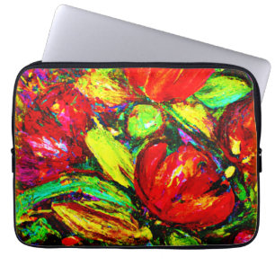 Funda Para Portátil "Hermosas flores" Arte Cuto. Comprar ahora