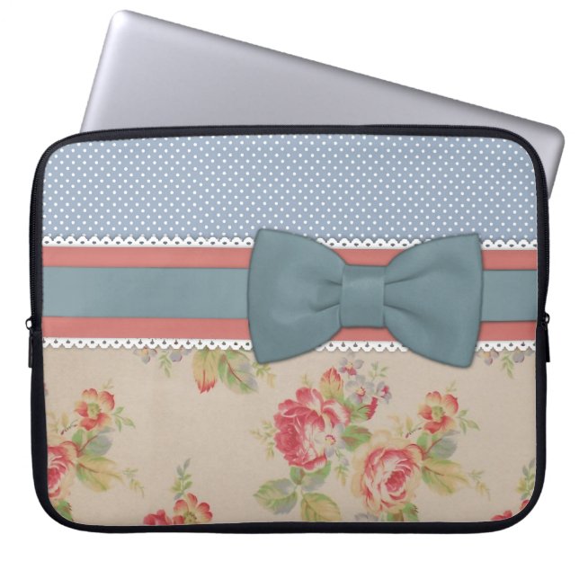 Funda Para Portátil Hermosas flores bonitas lindas y elegantes girator (Frente)