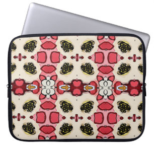Funda Para Portátil Hermoso abstracto étnico sin costuras paternal