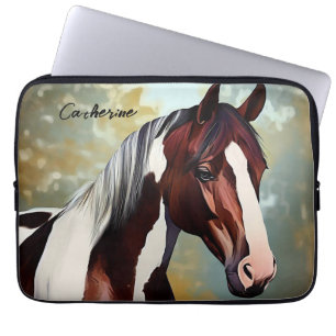 Funda Para Portátil Hermoso caballo de pintura