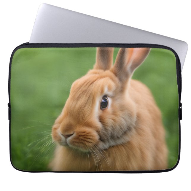 Funda Para Portátil Hermoso Conejo (Frente)