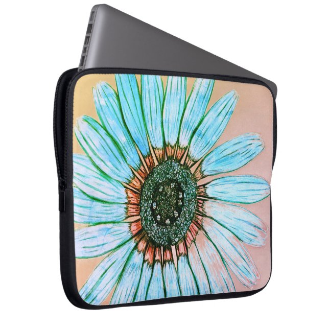 Funda Para Portátil Hermoso dibujo a mano Diseño de flores (Anverso derecho)