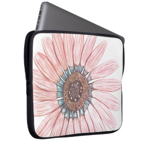 Funda Para Portátil Hermoso dibujo a mano Diseño de flores