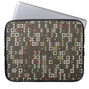 Funda Para Portátil Hermoso diseño de patrones geométricos abstracto,