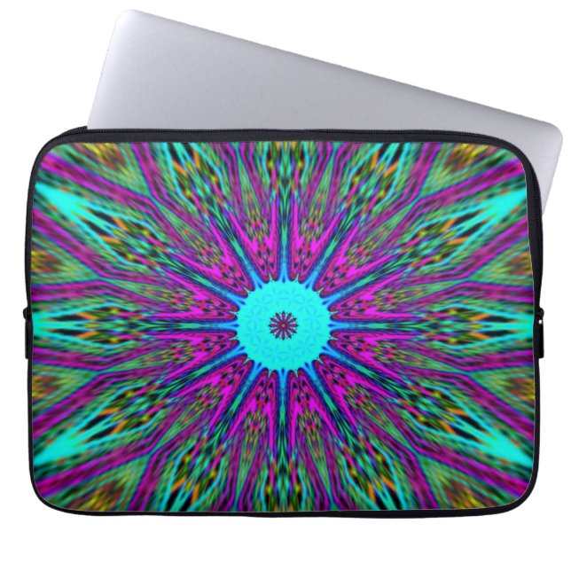 Funda Para Portátil Hermoso diseño único de mandala (Frente)