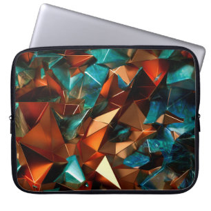 Funda Para Portátil Hermoso, elegante, de fondo abstracto con metaliza