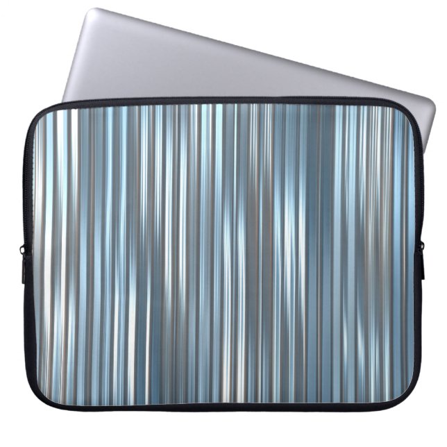 Funda Para Portátil Hermoso fondo azul vertical abstracto con l (Frente)