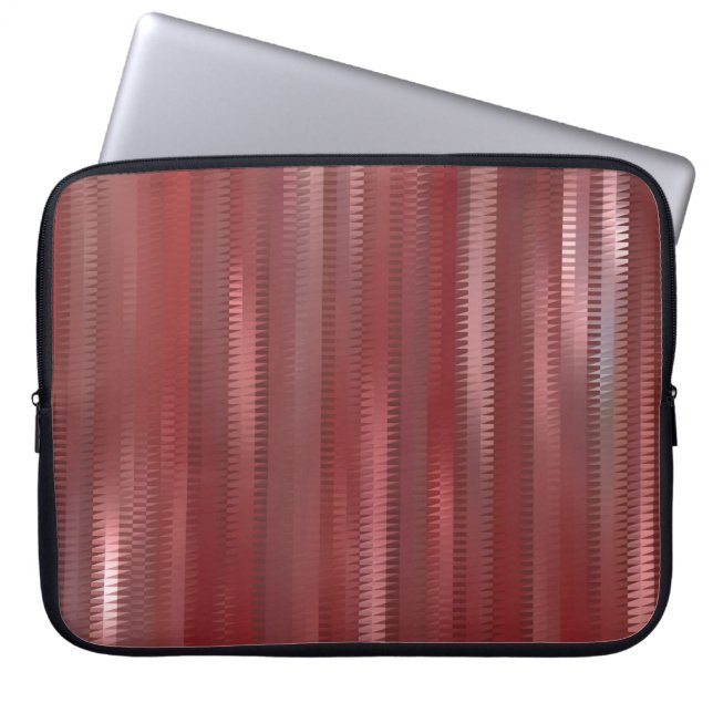 Funda Para Portátil Hermoso fondo vertical rojo abstracto con li (Frente)