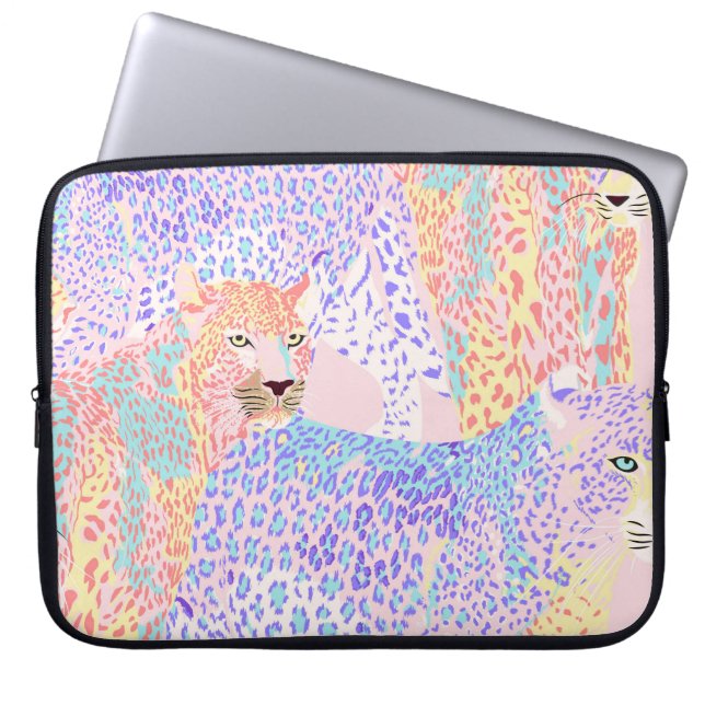 Funda Para Portátil Hermoso Leopard Seamless Pattern Ar (Frente)