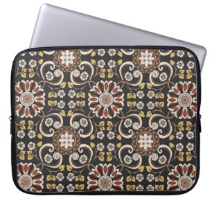 Funda Para Portátil Hermoso medallón islámico texti sin fisuras
