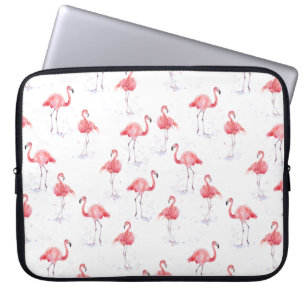 Funda Para Portátil Hermoso patrón de flamencos rosados