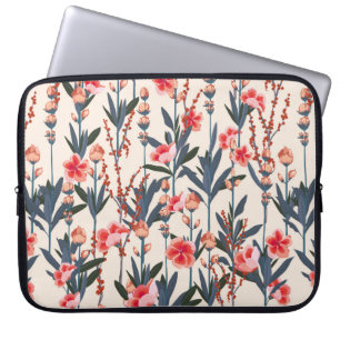 Funda Para Portátil Hermoso patrón de flores de jardín elegante en l