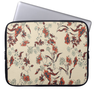Funda Para Portátil Hermoso patrón floral vintage en muchos tipos