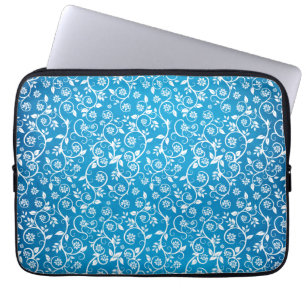 Funda Para Portátil Hermoso patrón geométrico azul