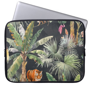 Funda Para Portátil Hermoso patrón impecable con trópica acuarela