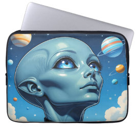Funda Para Portátil Hermoso ser extraterrestre