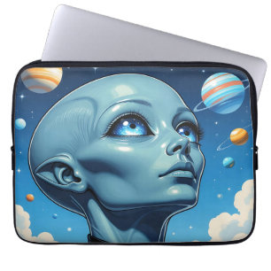 Funda Para Portátil Hermoso ser extraterrestre